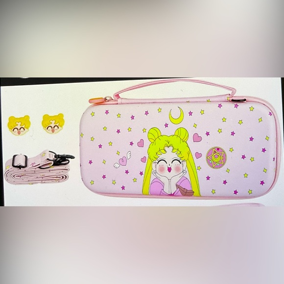 New-Sailor Moon Nintendo Switch Carrying Case Set - Picture 1 of 9